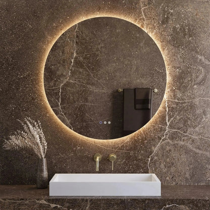 Spiegel rond met led verlichting en verwarming 60 cm SaniSupreme Sanisupreme