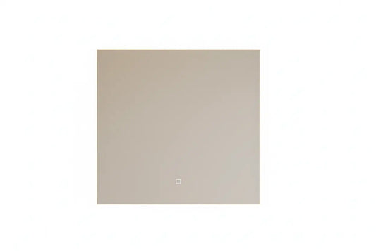 Spiegel Mare vierkant met led verlichting 60, 80, 100 cm moderne badkamer SaniSupreme