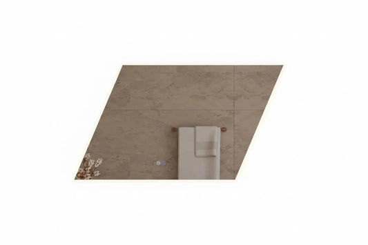 Spiegel Orvieto Parallelo met led verlichting, dimbaar en verwarming 120x65cm SaniSupreme