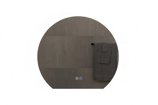 Spiegel Tramonto rond met led verlichting, dimbaar en verwarming 60, 80, 100, 120 cm SaniSupreme