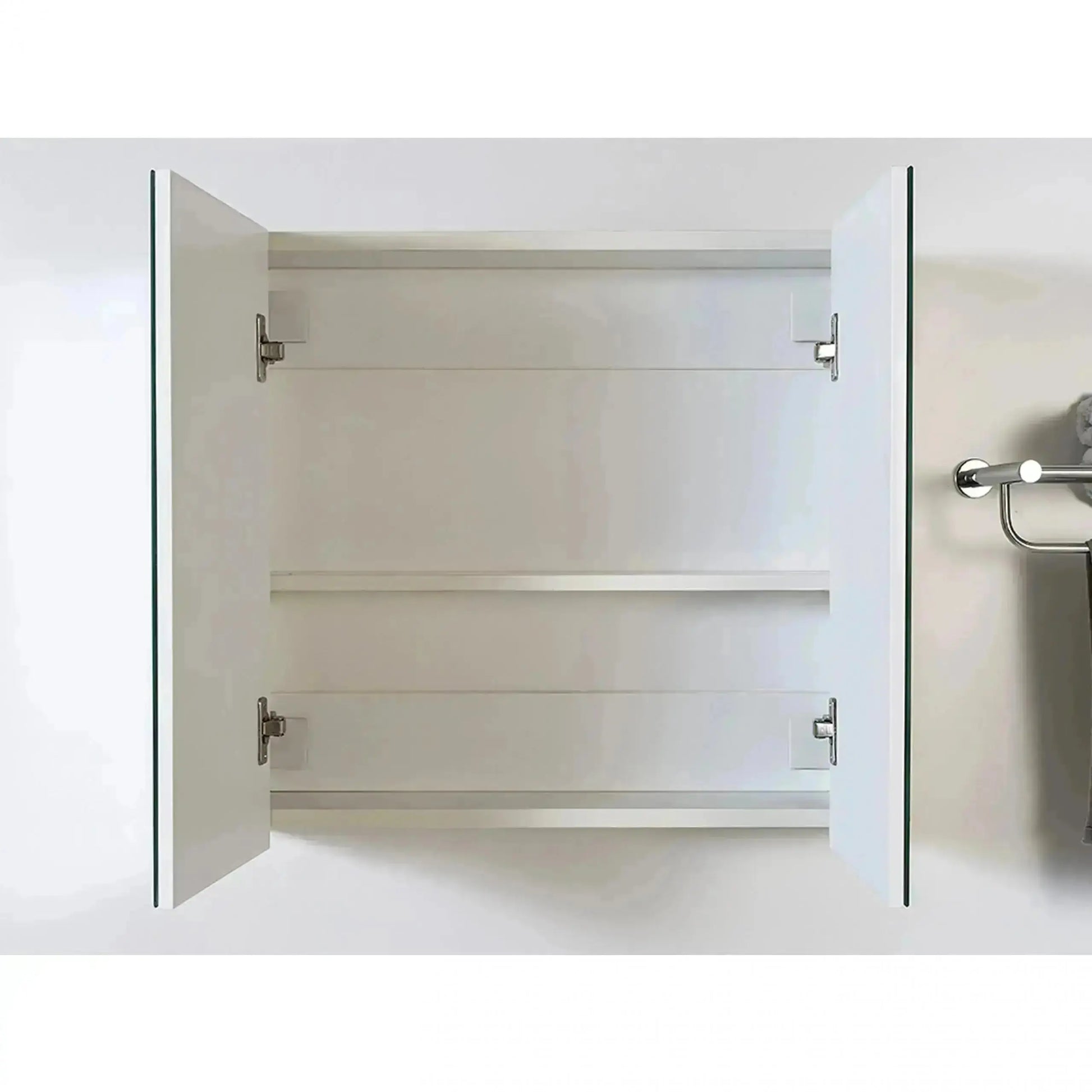 Badkamerkast met spiegel Set Abruzzo 60 cm Wit SaniSupreme Sanisupreme