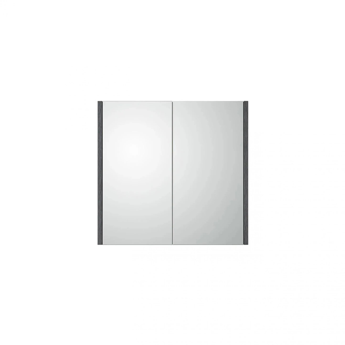 Badmeubel Set Abruzzo wastafel en spiegelkast 60 cm Grijs SaniSupreme Sanisupreme