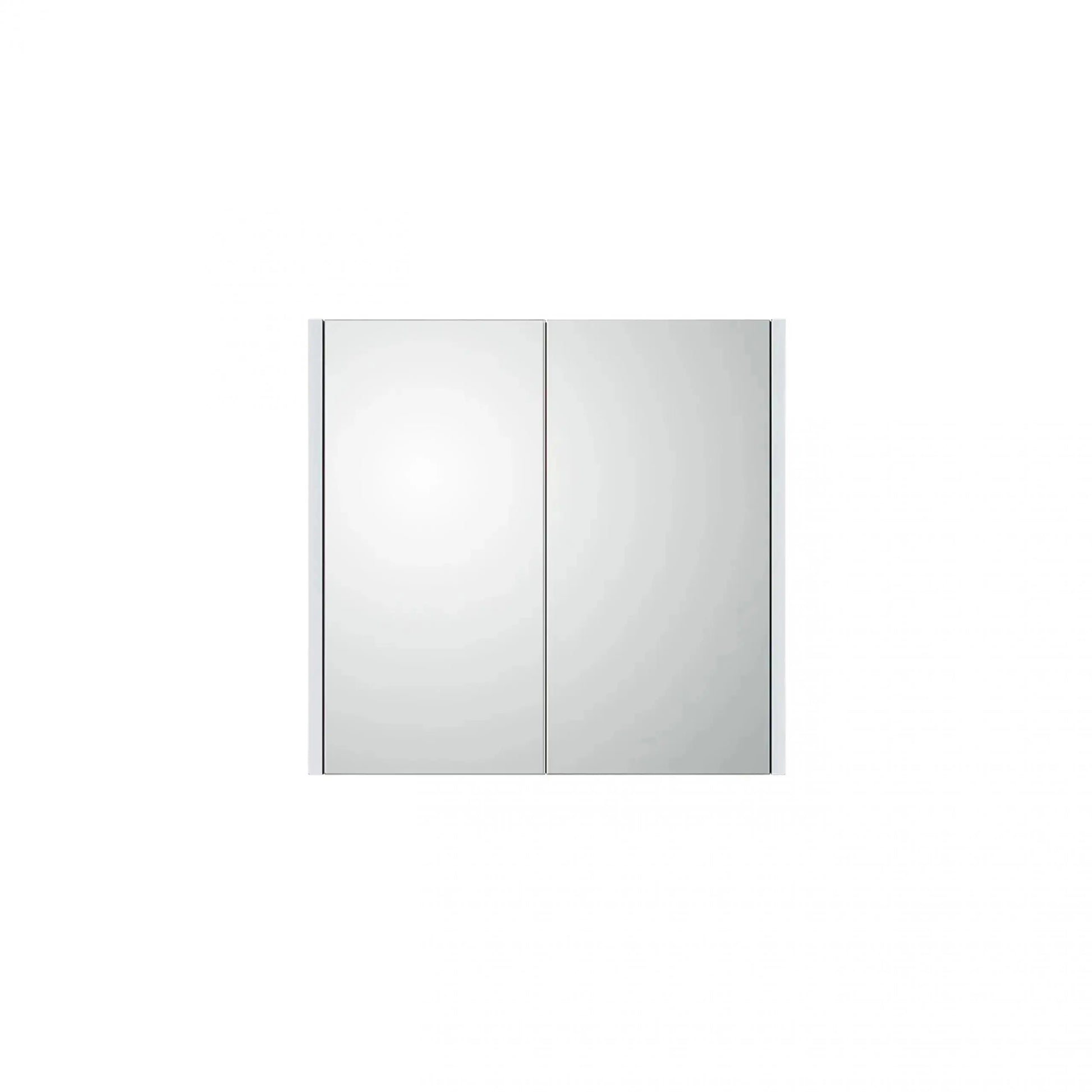 Badmeubel Set Abruzzo wastafel en spiegelkast 60 cm Wit SaniSupreme Sanisupreme