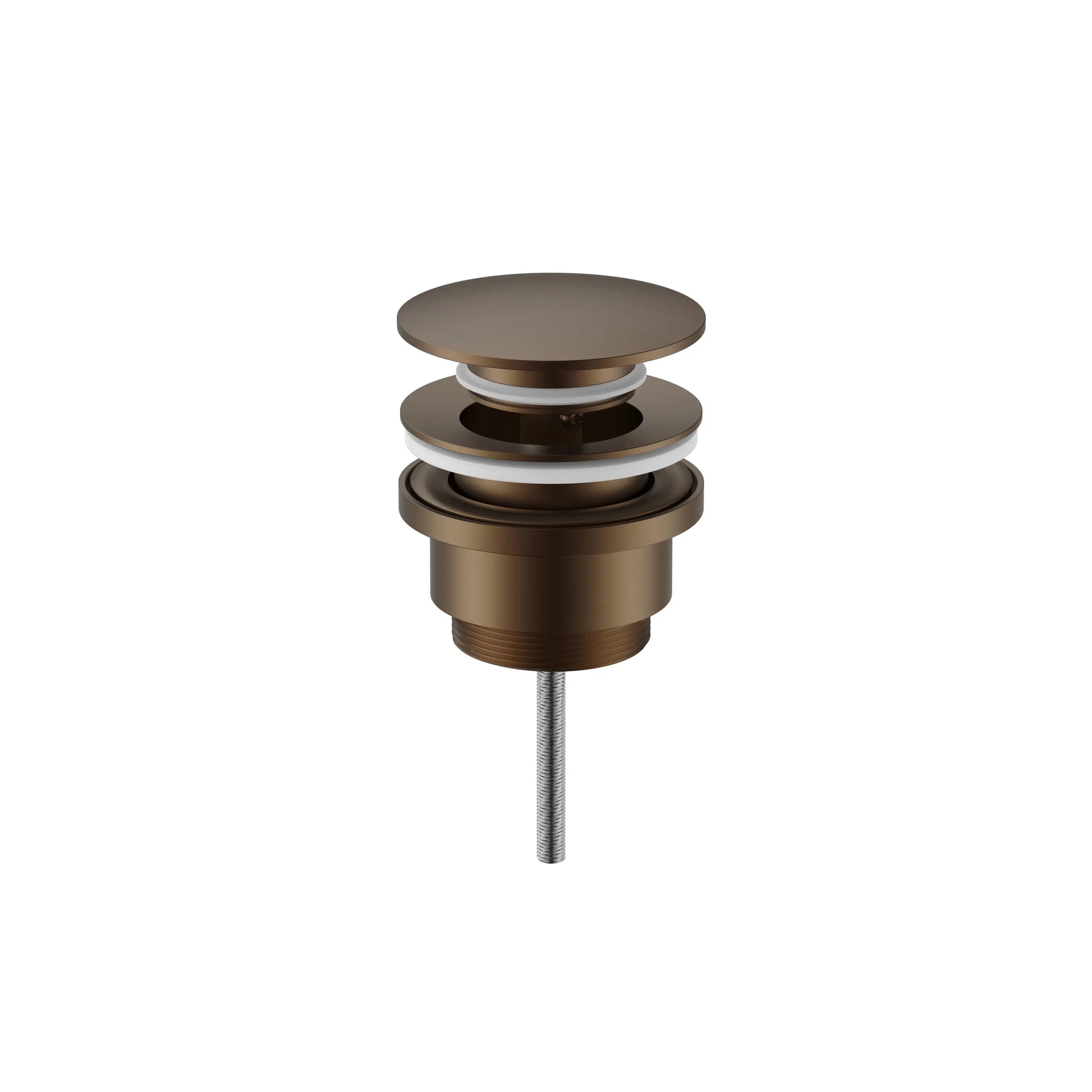 Sanisupreme Stria Premium Clickwaste afvoerplug 5/4 bruin brons Sanisupreme