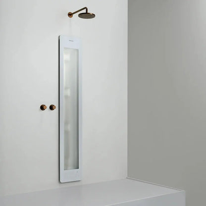 Sunshower One Round White Inbouw Wellnesspaneel met infrarood