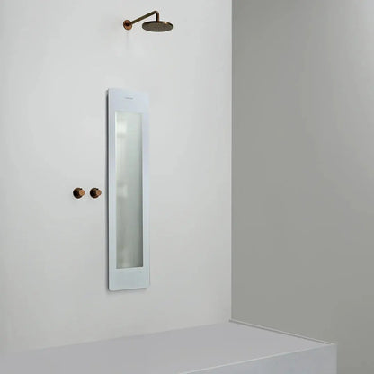 Sunshower One Round White Inbouw Wellnesspaneel met infrarood