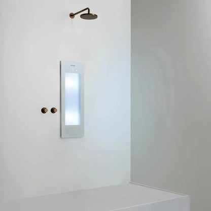 Sunshower Plus White Inbouw Wellnesspaneel met infrarood en UV-licht Sanisupreme