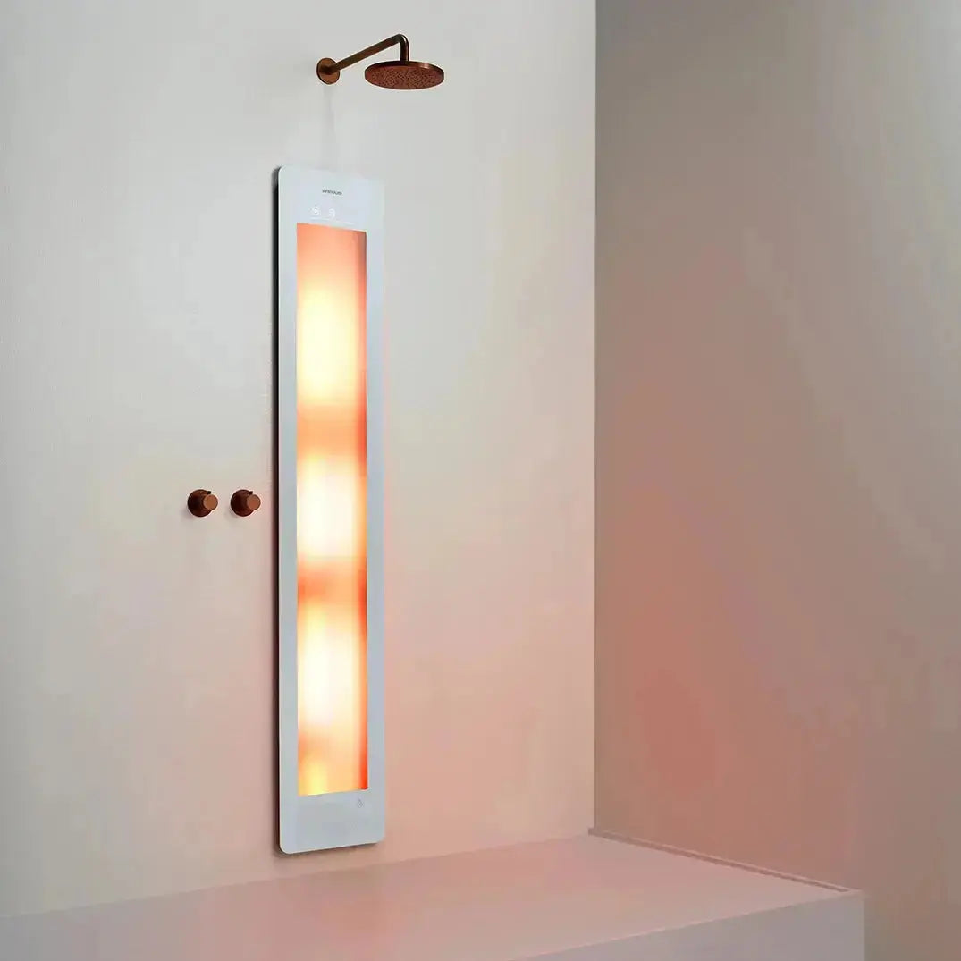 Sunshower Plus White Inbouw Wellnesspaneel met infrarood en UV-licht