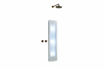 Sunshower Plus White Inbouw Wellnesspaneel met infrarood en UV-licht