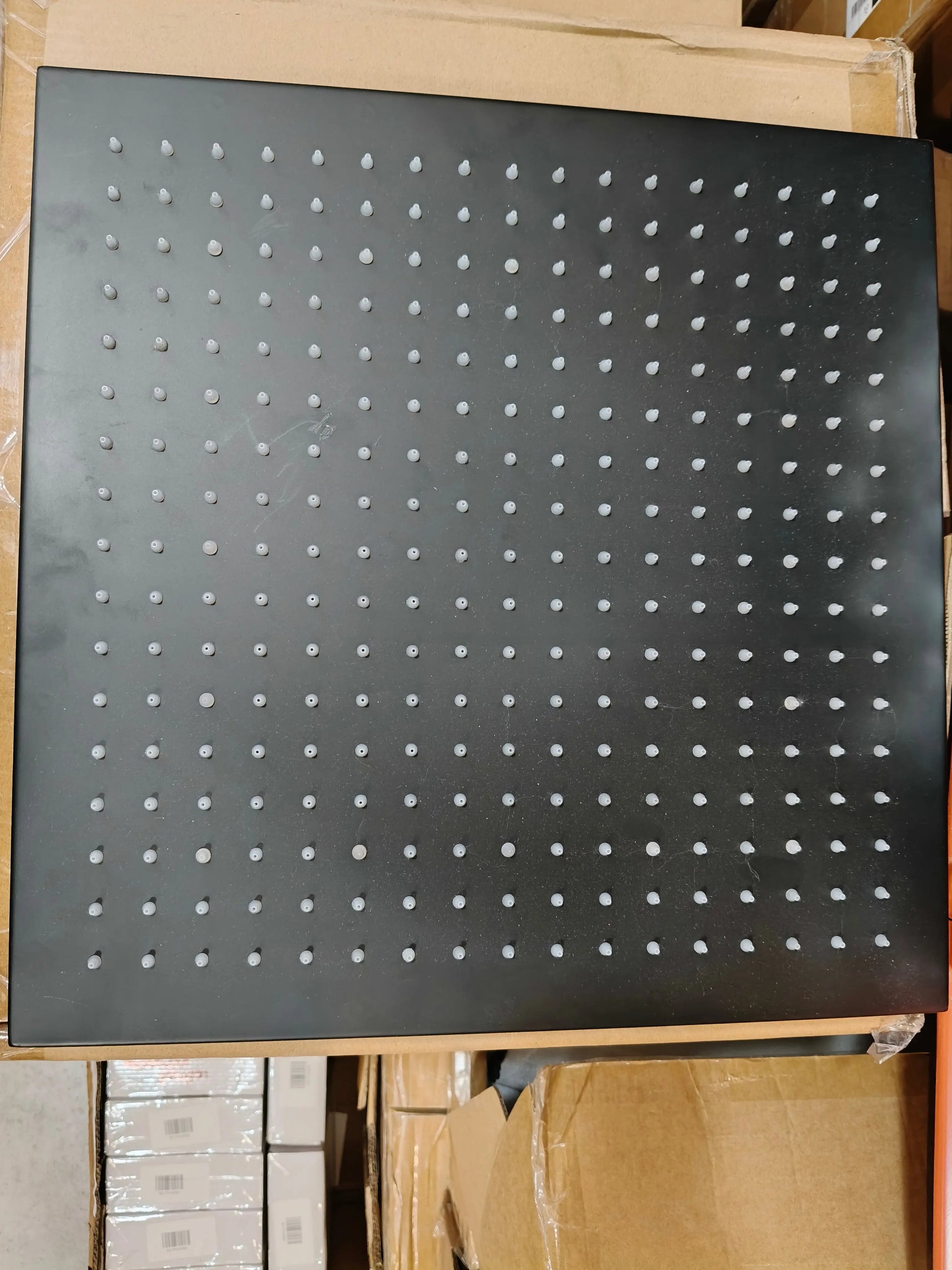 TWEEDEKANS BESCHADIGD SaniSupreme Manhattan vierkante hoofddouche regendouche 40×40 mat zwart (kopie) Sanisupreme