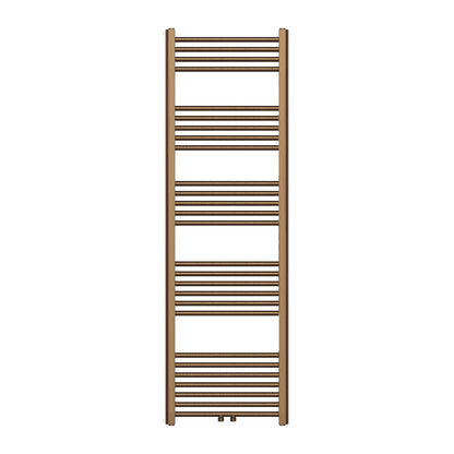 Thermessa handdoekradiator 160 × 50 cm 721W geborsteld bruin brons SaniSupreme