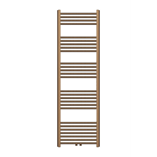 Thermessa handdoekradiator 160 × 50 cm 721W geborsteld bruin brons SaniSupreme