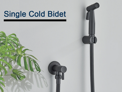 SaniSupreme ProLine Bidet handdouche komplete set gunmetal koud water