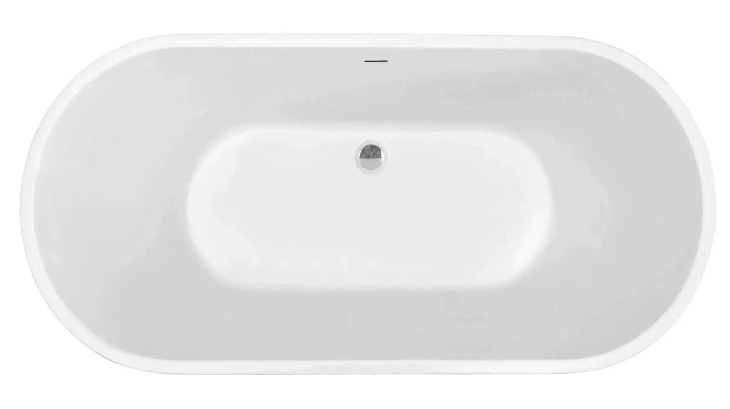 Virex 178 cm vrijstaand bad Glans Wit SaniSupreme SaniSupreme