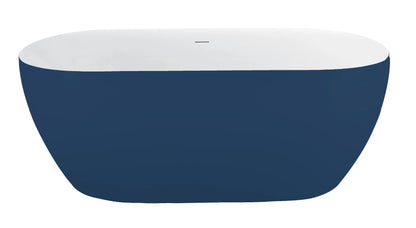 Vrijstaand bad Lunaris Solara Azure  178 cm – luxe design ligbad