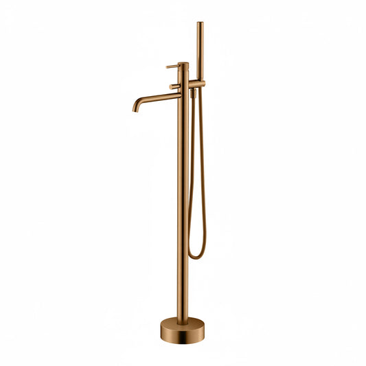 Vrijstaande Badkraan Best Design Zenia Line Tavira met handdouche Desert Brown 100 cm SaniSupreme