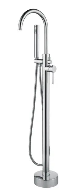 Vrijstaande Badkraan SaniSupreme Veloria Line Olea met handdouche Chroom