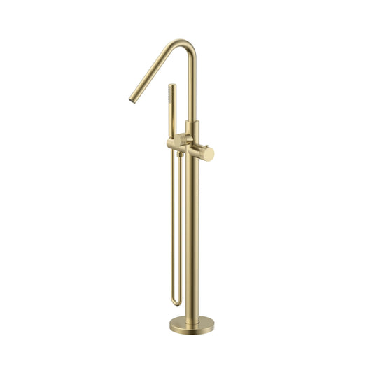 Vrijstaande Badkraan SaniSupreme Veloria Line ThermoBath 300 met handdouche 112,3 cm Goud