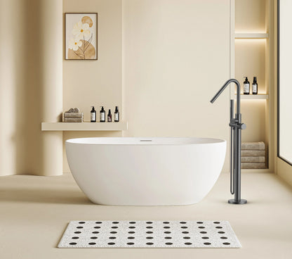 Vrijstaande Badkraan SaniSupreme Veloria Line ThermoGunmetal met handdouche 112,3 cm Gunmetal Sanisupreme