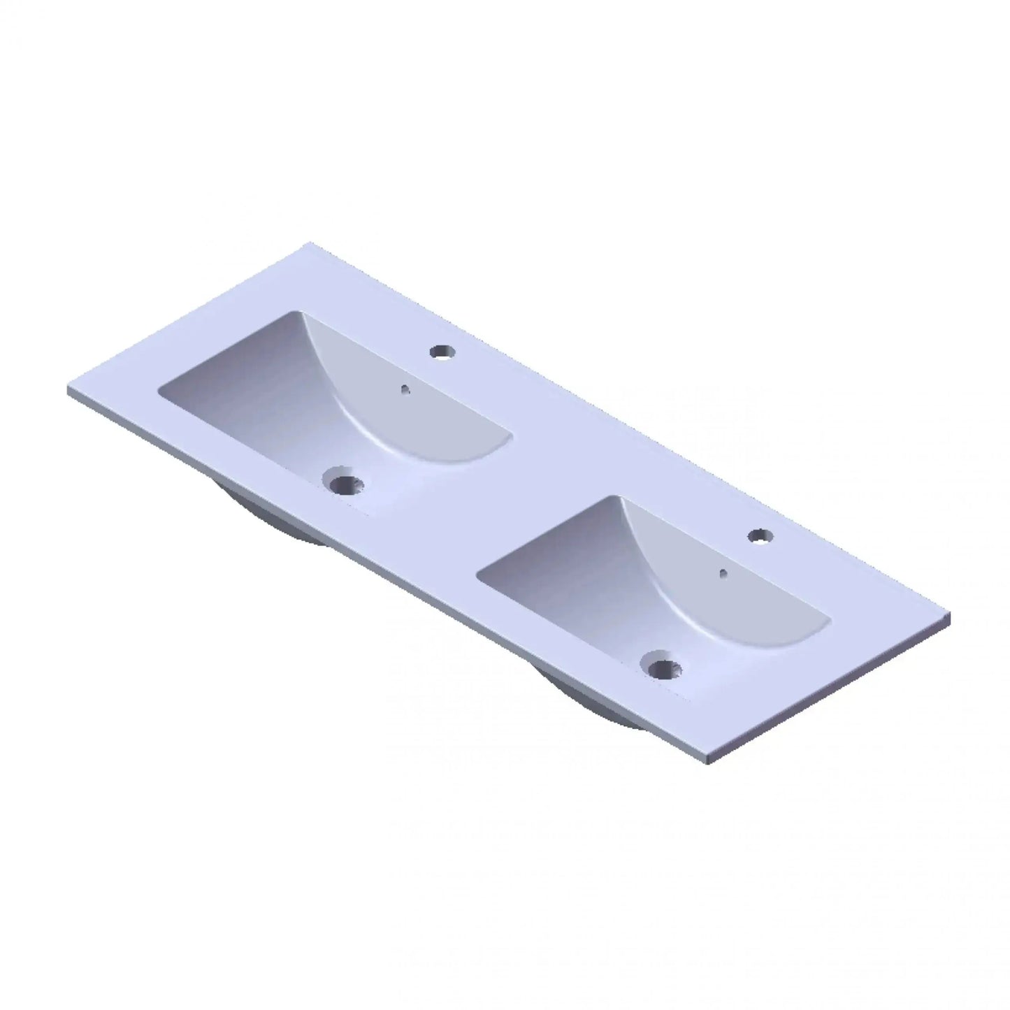 SaniSupreme Badmeubel Set Abruzzo Dubbele wastafel 120cm Grijs Sanisupreme