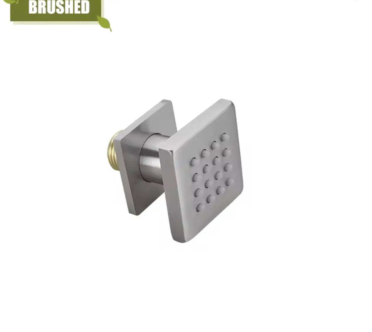 Inbouw douche wand massagejets set van 6 stuks geborsteld RVS SaniSupreme