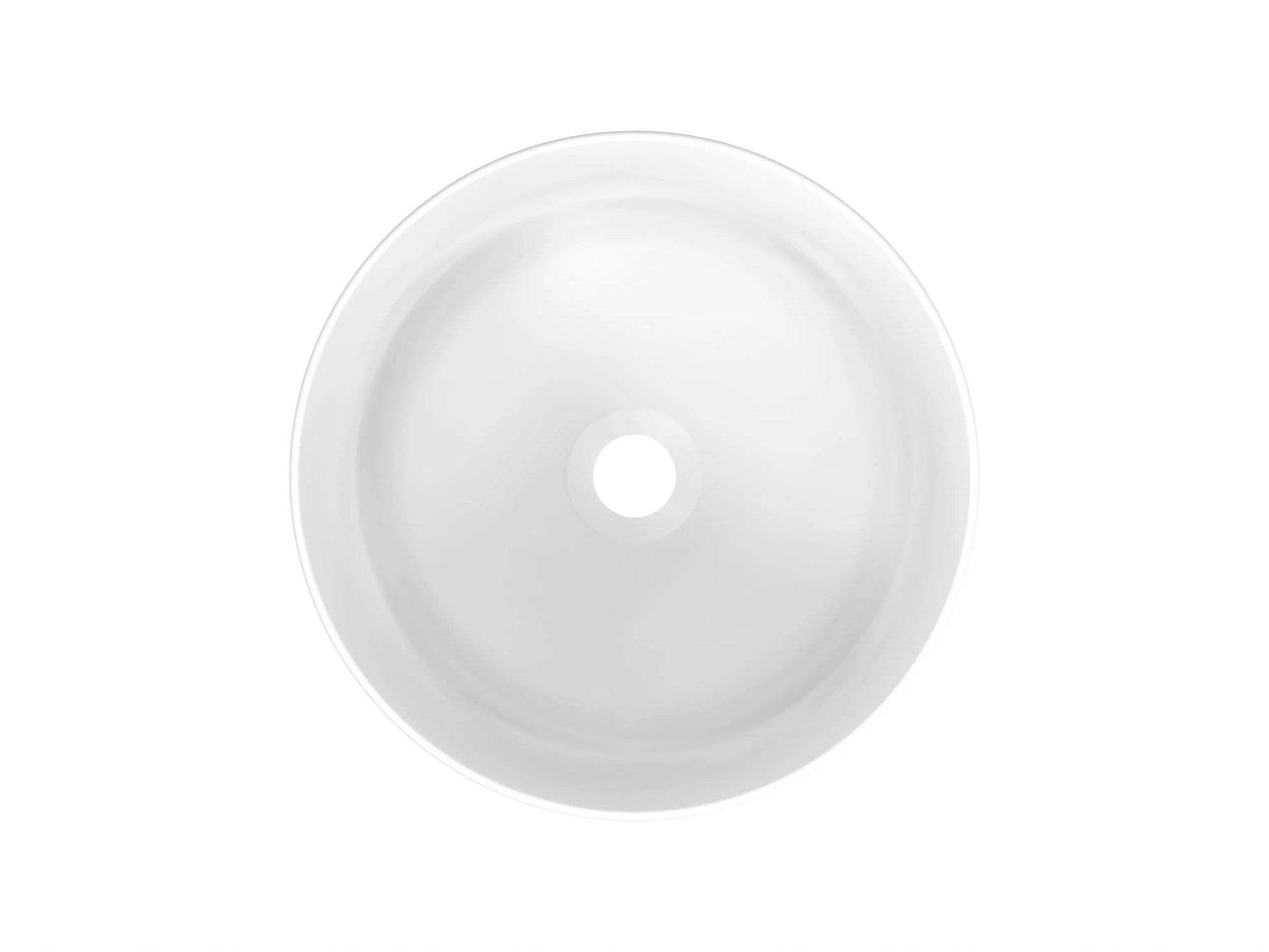 Waskom Bianca Ø37,5 ovaal Marmer wit SaniSupreme