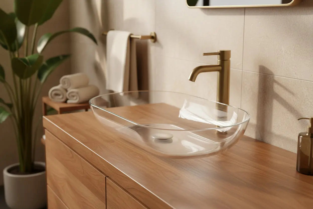 Waskom van Resin (hars) Transpa Clear 54x34x12 SaniSupreme