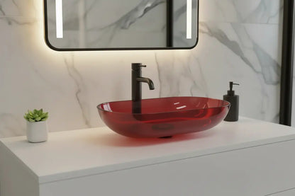 Waskom van Resin (hars) Transpa Red 54x38x12 SaniSupreme