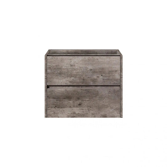 Badmeubel Set Abruzzo wastafel en spiegelkast 60 cm Steen SaniSupreme Sanisupreme