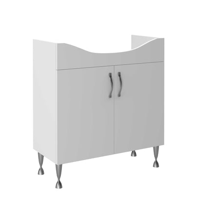Wastafelonderkast Cavaro 80 cm Staand Hoogglans Wit SaniSupreme