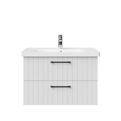 Wastafelonderkast Livia 80 cm Wit met 2 Lades SaniSupreme4