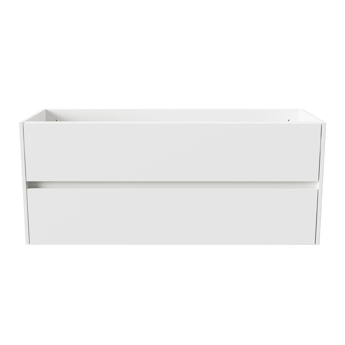 Wastafelonderkast Nerano 120 cm Glanzend Wit met 2 Lades SaniSupreme