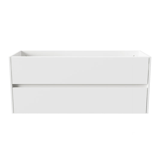 Wastafelonderkast Nerano 120 cm Glanzend Wit met 2 Lades SaniSupreme