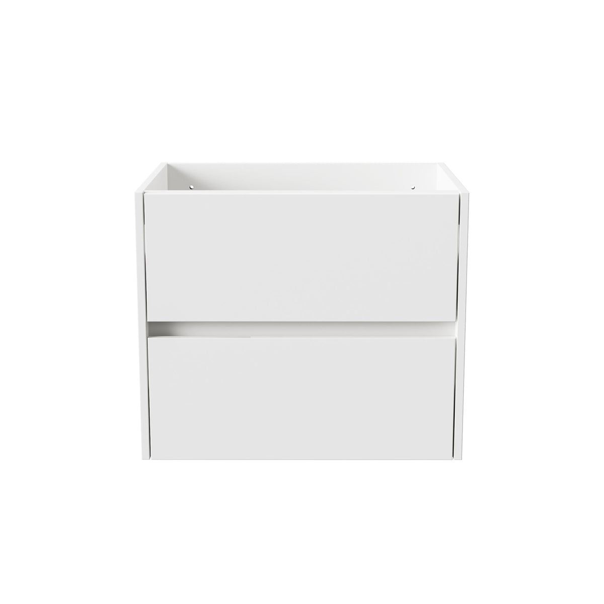 Wastafelonderkast Nerano 60 cm Glanzend Wit met 2 Lades SaniSupreme