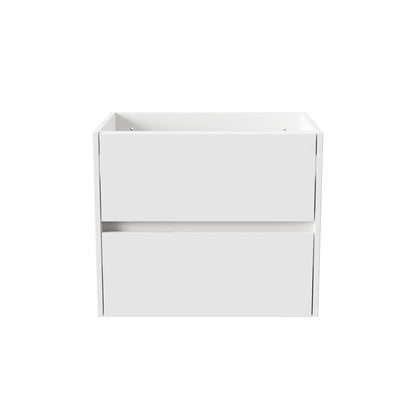 Wastafelonderkast Nerano 60 cm Glanzend Wit met 2 Lades SaniSupreme