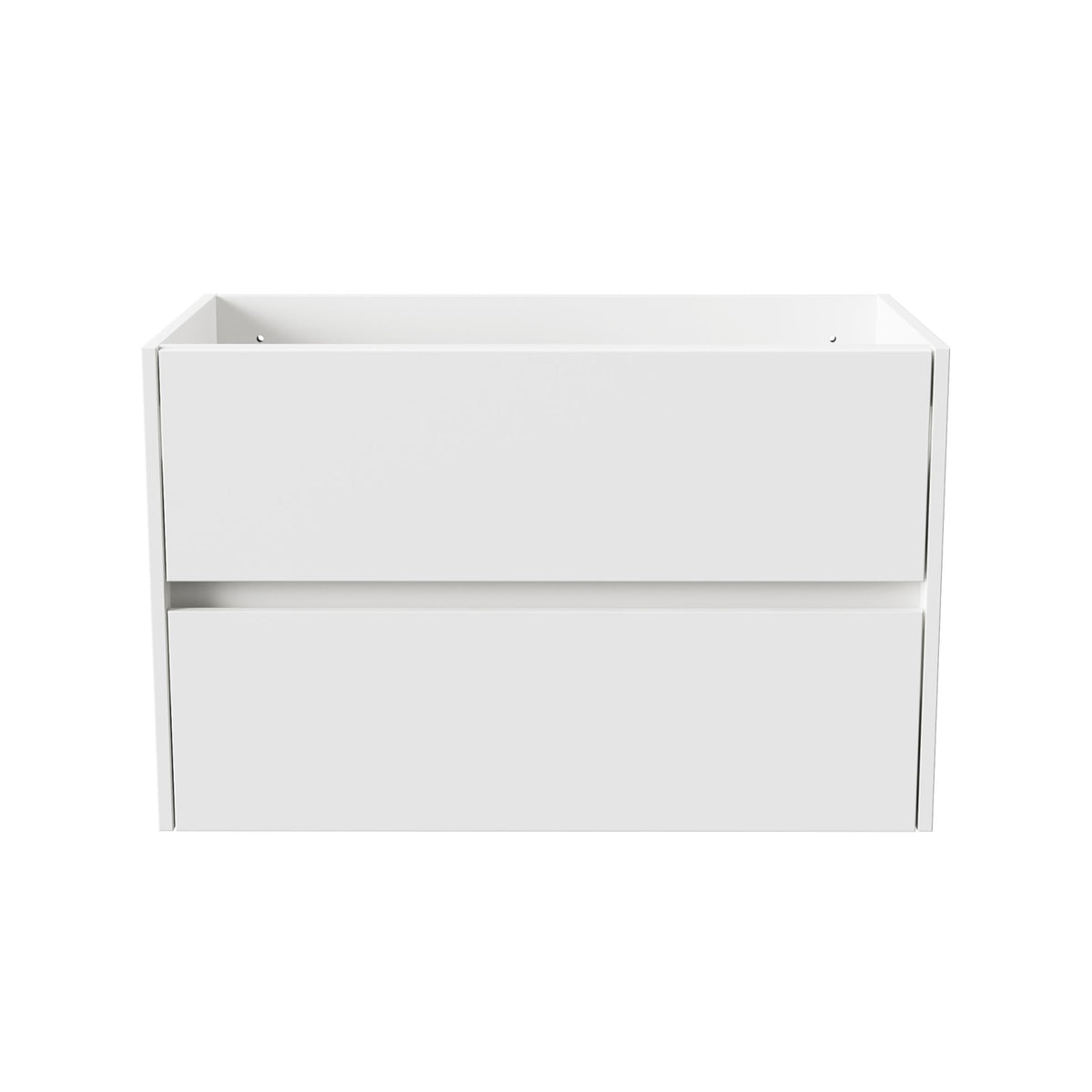 Wastafelonderkast Nerano 80 cm Glanzend Wit met 2 Lades SaniSupreme