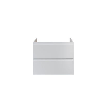 Nuvessa Wastafelonderkast 76 cm Mat Wit 2 Softclose Lades Greeploos SaniSupreme