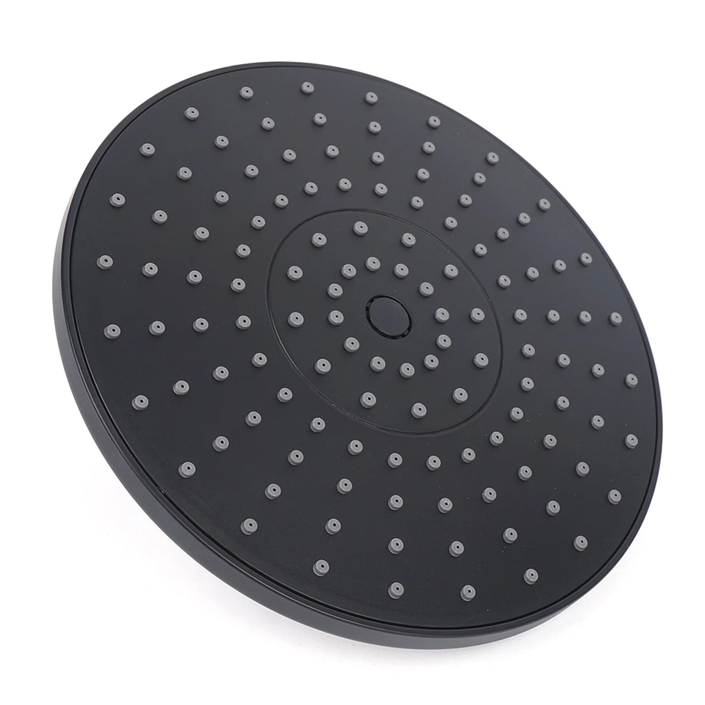 SaniSupreme Aloni Missouri surface-mounted shower set 8 inch rain shower matt black round