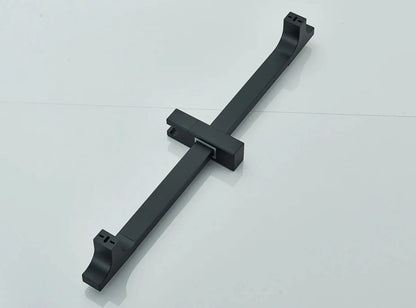 AKTIE - SaniSupreme Doucheset Firenze 12 inch - 30 cm. regendouche vierkant 3 - weg zwart inbouw