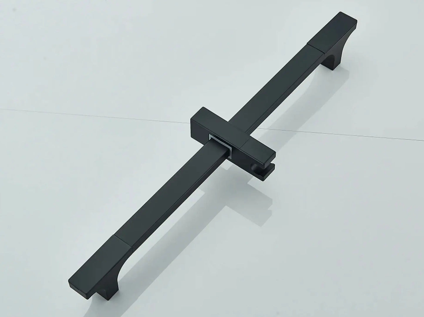 AKTIE - SaniSupreme Doucheset Firenze 12 inch - 30 cm. regendouche vierkant 3 - weg zwart inbouw