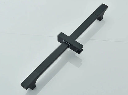 AKTIE - SaniSupreme Doucheset Firenze 12 inch - 30 cm. regendouche vierkant 3 - weg zwart inbouw