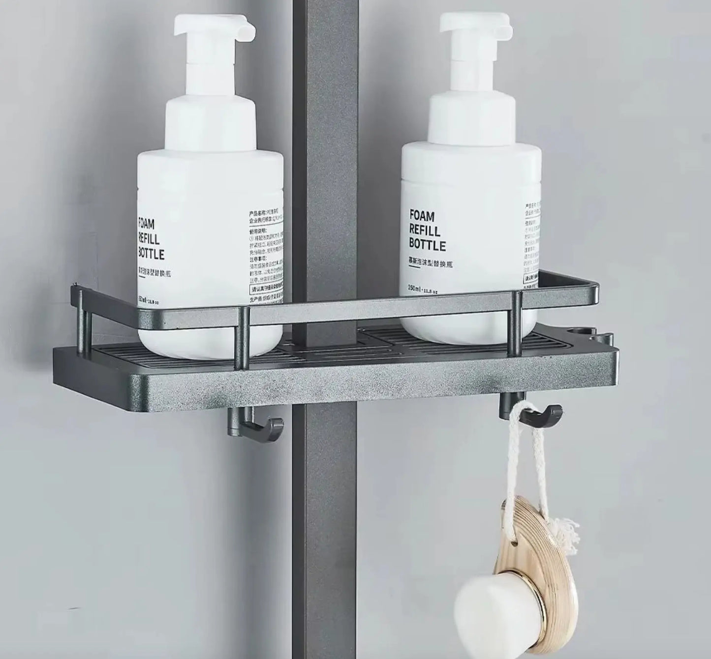 AKTIE SaniSupreme Montana Premium opbouw bad doucheset 4 - weg met baduitloop en bidet regendouche 28x18 cm Gunmetal grijs