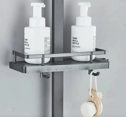 AKTIE SaniSupreme Montana Premium opbouw bad doucheset 4 - weg met baduitloop en bidet regendouche 28x18 cm Gunmetal grijs