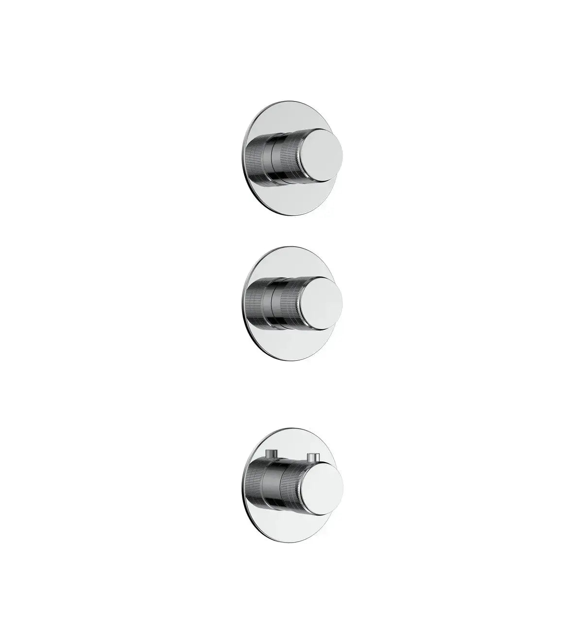 Doucheset SaniSupreme Stria CeilingRain Wall Chroom Set 2 weg Sanisupreme
