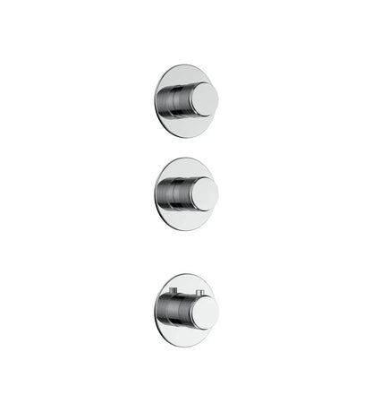 Doucheset SaniSupreme Stria CeilingRain Wall Chroom Set 2 weg Sanisupreme
