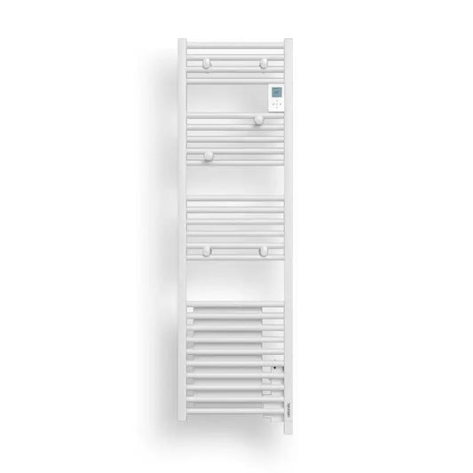 Badkamer Elektrische Digitale Radiator Handdoekverwarming met extra Blower Droogfunctie 2000W - 1837 X 550 SkyLine Wit