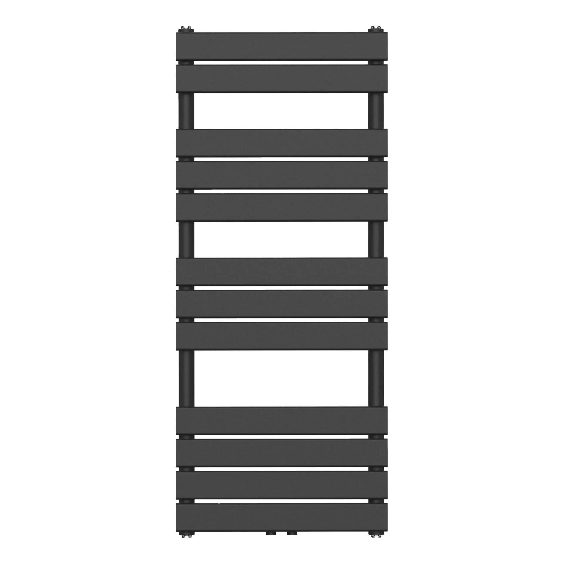 Badkamer Radiator Handdoekverwarming 1200 x 500 Mat Zwart