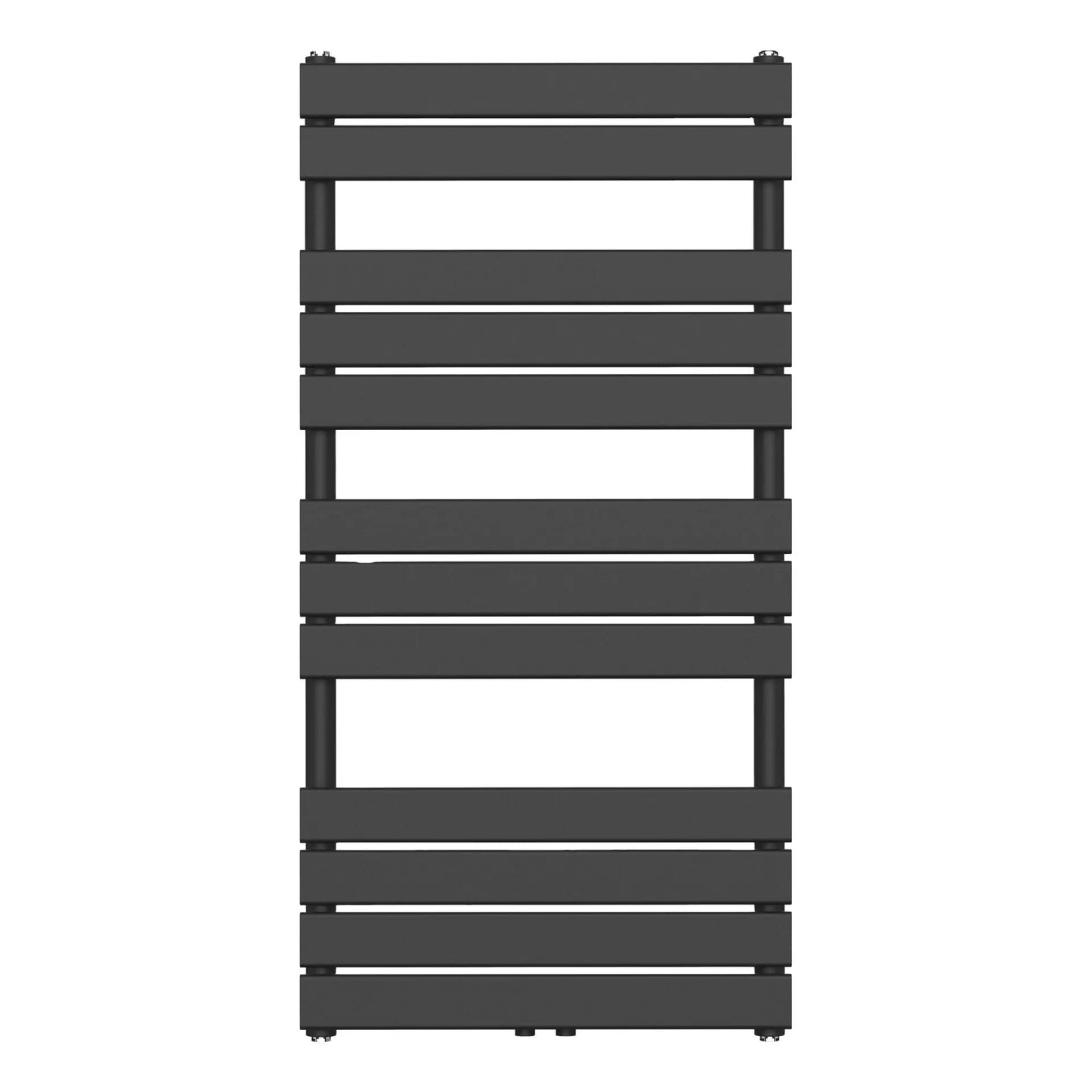 Badkamer Radiator Handdoekverwarming 1200 x 600 Mat Zwart