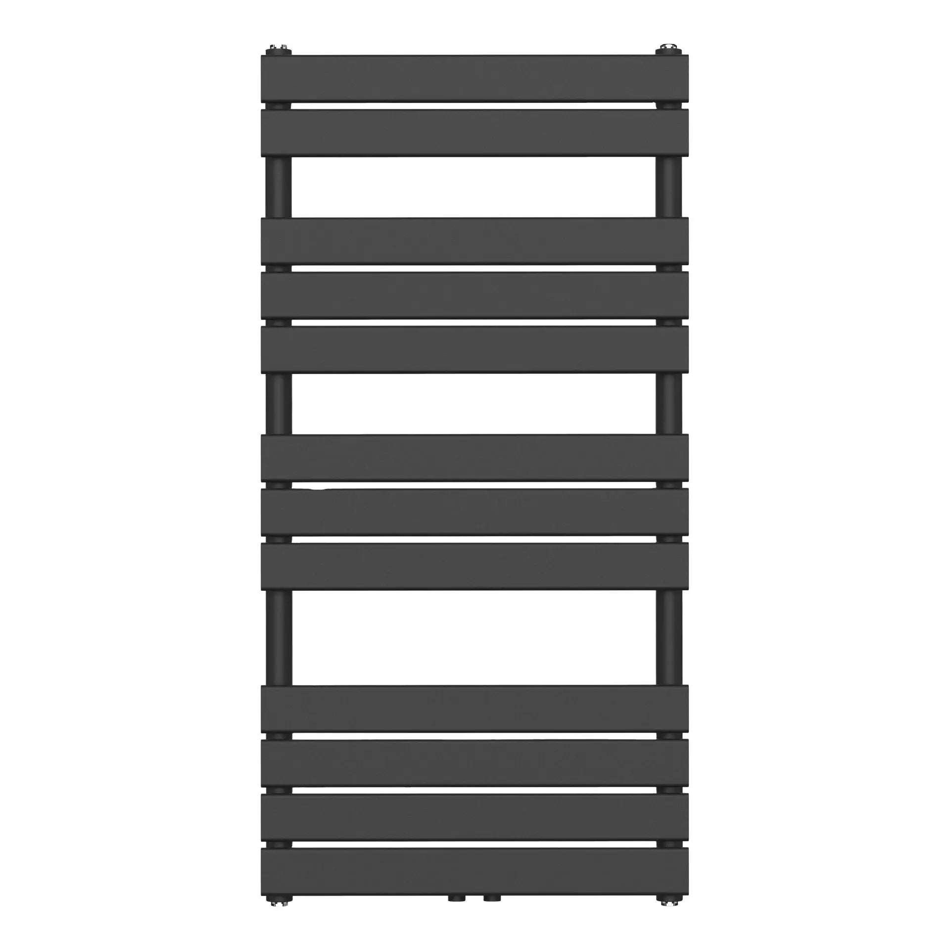 Badkamer Radiator Handdoekverwarming 1200 x 600 Mat Zwart