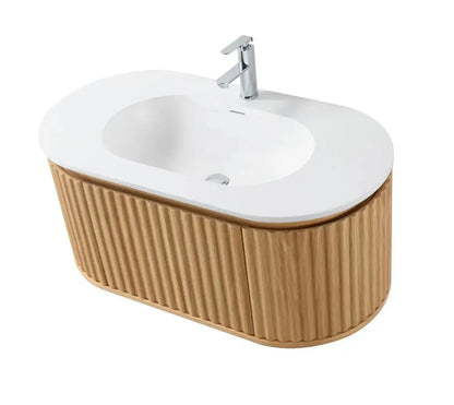 Begonia Complete wastafelonderkant 99X42X52,5cm Eiken